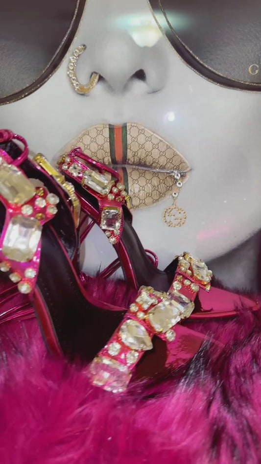 BodyGlow Babe Jeweled Heels